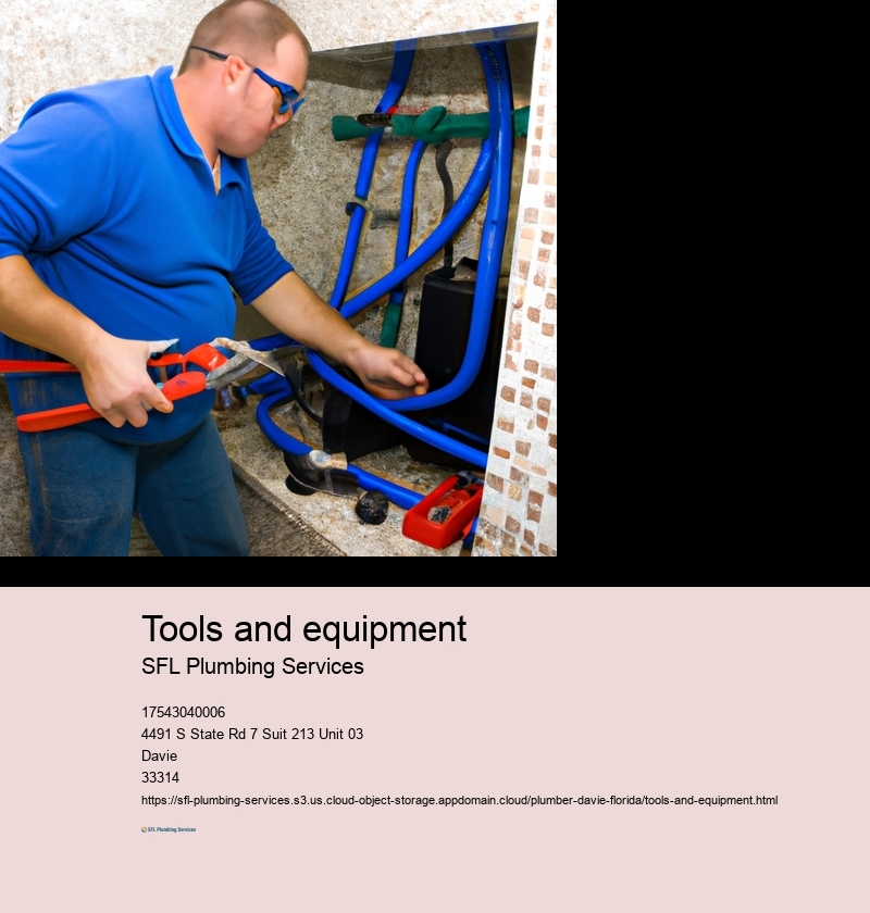 Tools and equipment